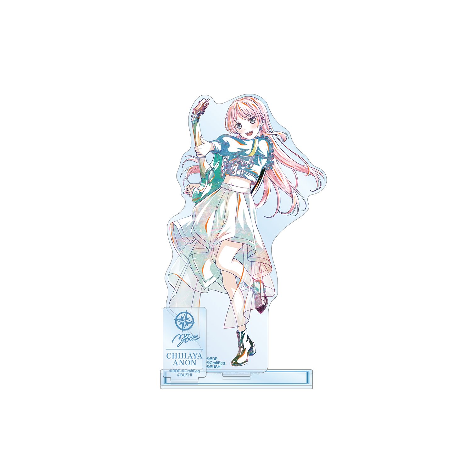 バンドリ! ガールズバンドパーティ! 千早 愛音 Ani-Art 第5弾 パーツ付きBIGアクリルスタンド - AniSmile