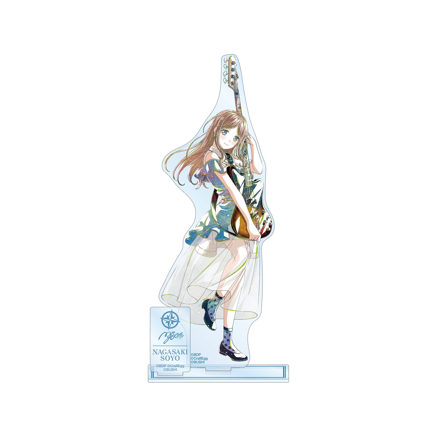 バンドリ! ガールズバンドパーティ! 長崎 そよ Ani-Art 第5弾 パーツ付きBIGアクリルスタンド - AniSmile