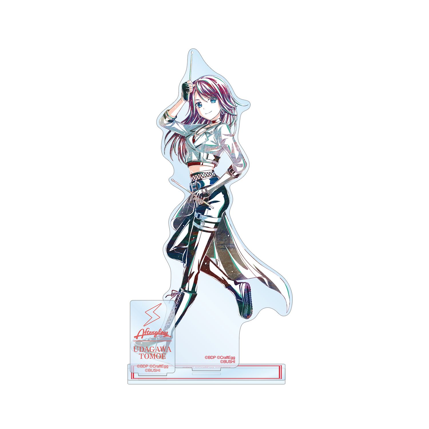バンドリ! ガールズバンドパーティ! 宇田川 巴 Ani-Art 第5弾 パーツ付きBIGアクリルスタンド Image 2 | AniSmile