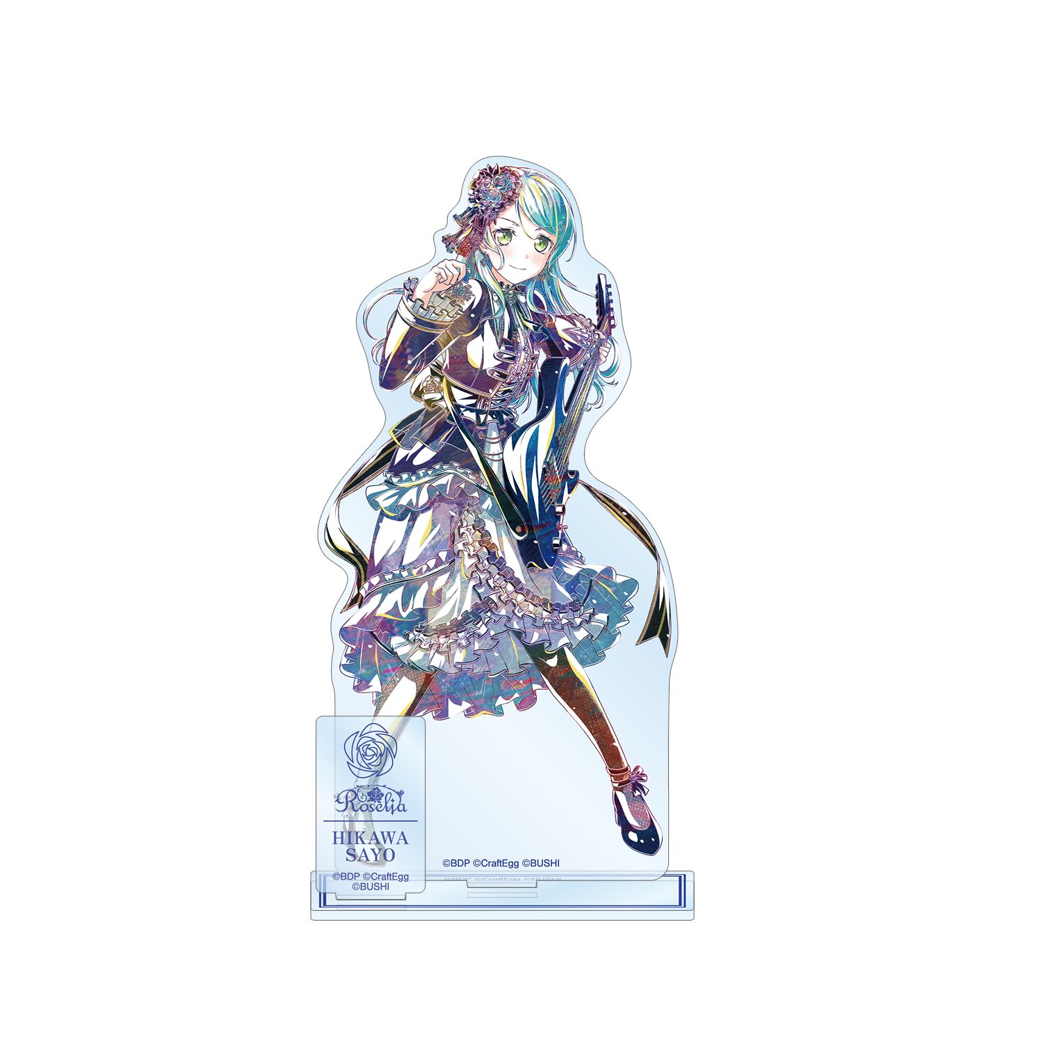 バンドリ! ガールズバンドパーティ! 氷川 紗夜 Ani-Art 第5弾 パーツ付きBIGアクリルスタンド - AniSmile