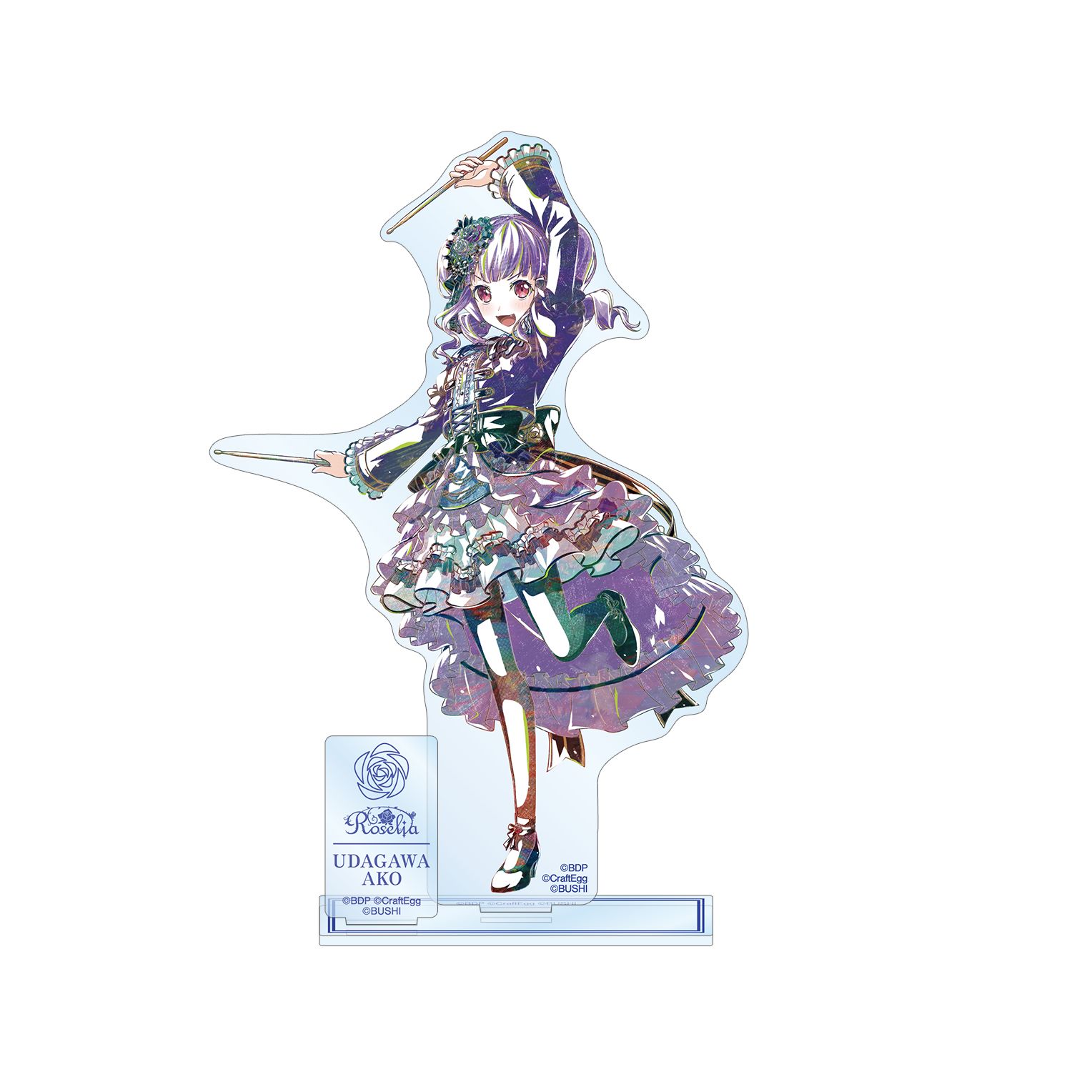 バンドリ! ガールズバンドパーティ! 宇田川 あこ Ani-Art 第5弾 パーツ付きBIGアクリルスタンド - AniSmile
