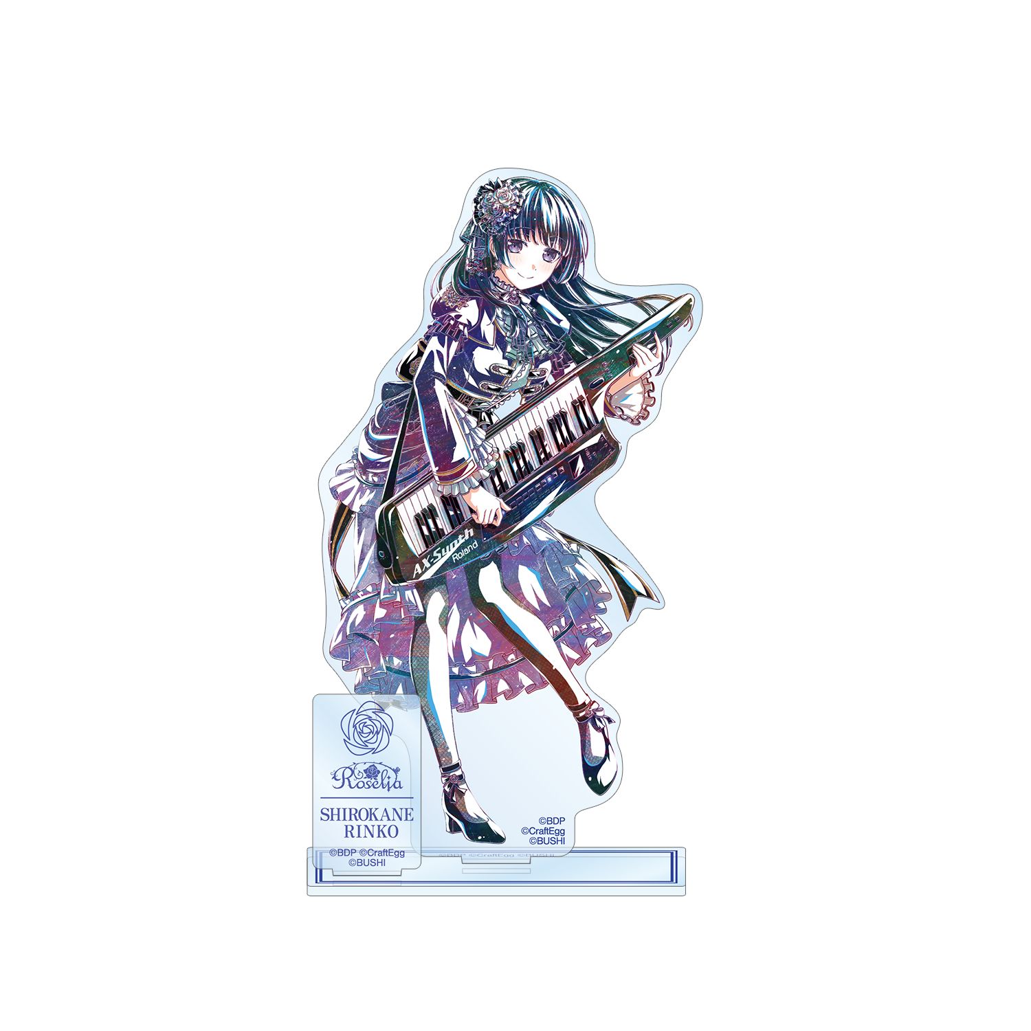 バンドリ! ガールズバンドパーティ! 白金 燐子 Ani-Art 第5弾 パーツ付きBIGアクリルスタンド - AniSmile