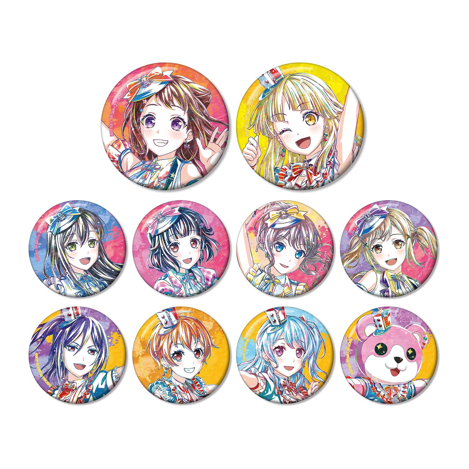BanG Dream! ガールズバンドパーティ! トレーディング Ani-Art 第5弾 缶バッジ ver.A(単位/単品) - 官方商品图片 | AniSmile