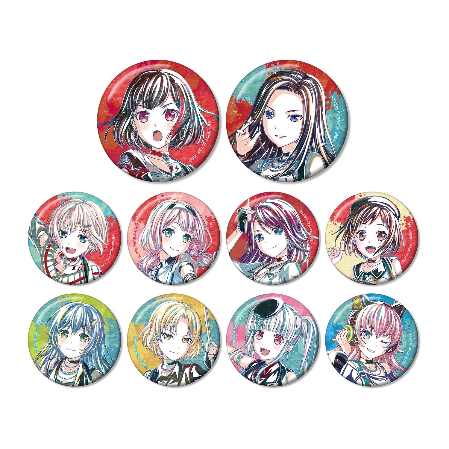 BanG Dream! ガールズバンドパーティ! トレーディング Ani-Art 第5弾 缶バッジ ver.B(単位/単品) - 官方商品图片 | AniSmile