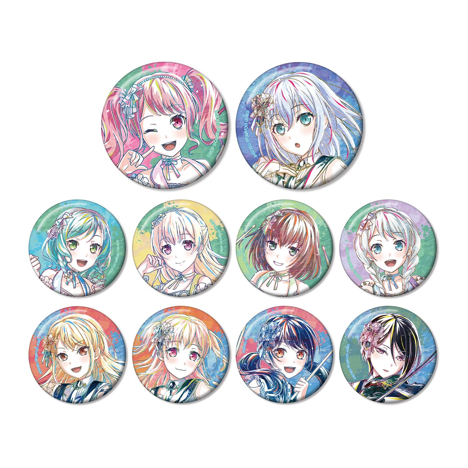 BanG Dream! ガールズバンドパーティ! トレーディング Ani-Art 第5弾 缶バッジ ver.C(単位/単品) - 官方商品图片 | AniSmile