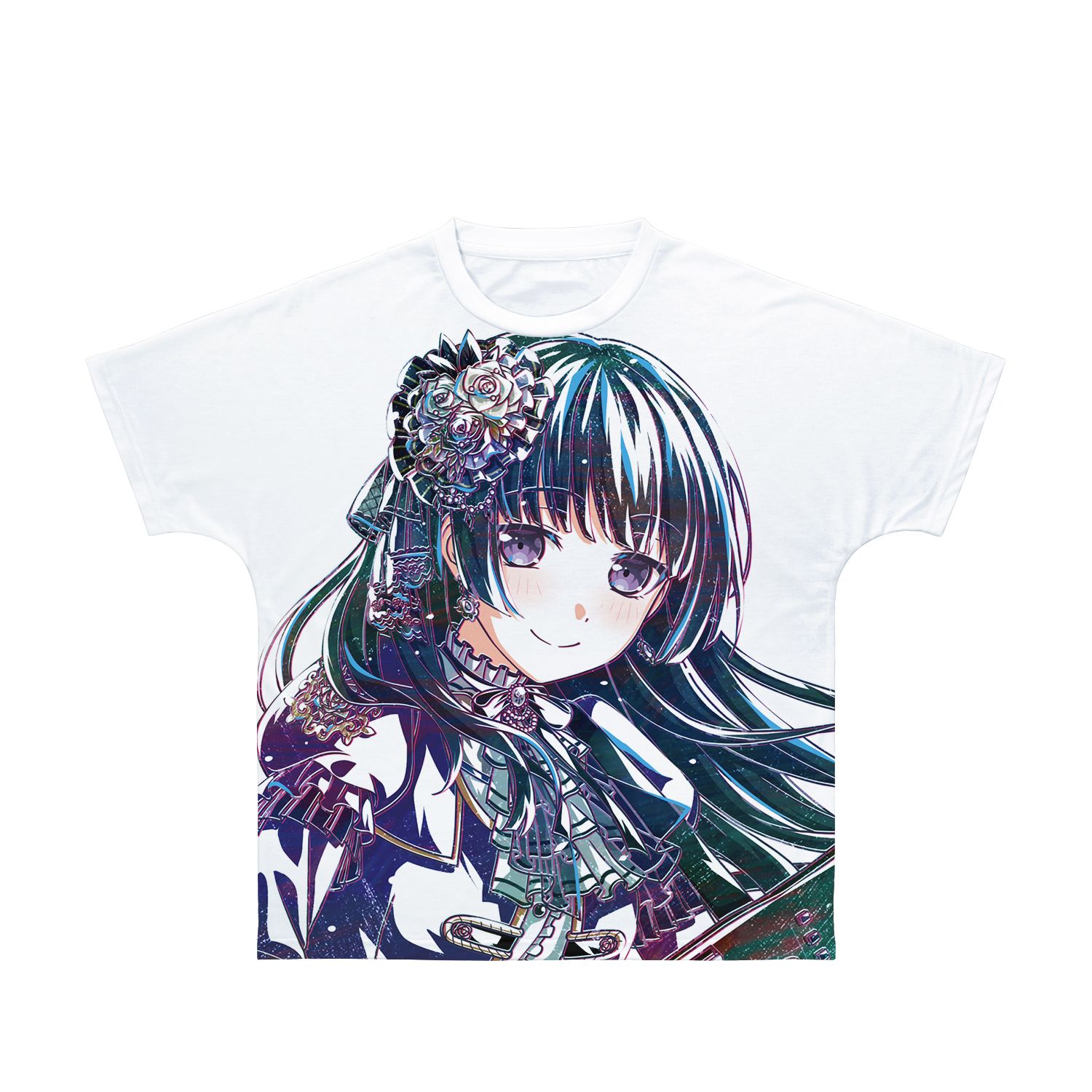 BanG Dream! ガールズバンドパーティ! 白金 燐子 Ani-Art 第5弾 フルグラフィックTシャツユニセックス(サイズ/XL) - 官方商品图片 | AniSmile