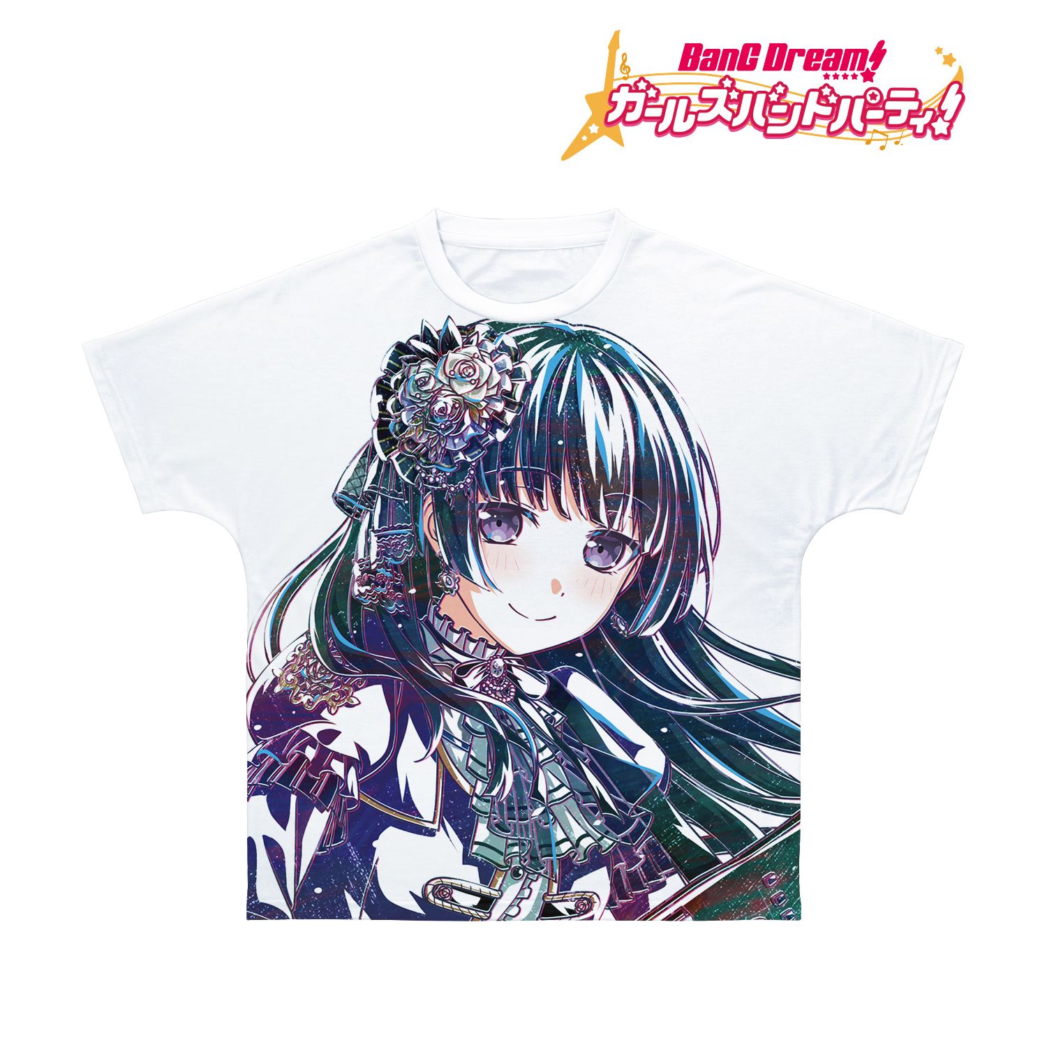 BanG Dream! ガールズバンドパーティ! 白金 燐子 Ani-Art 第5弾 フルグラフィックTシャツユニセックス(サイズ/XL) 图片 3 | AniSmile