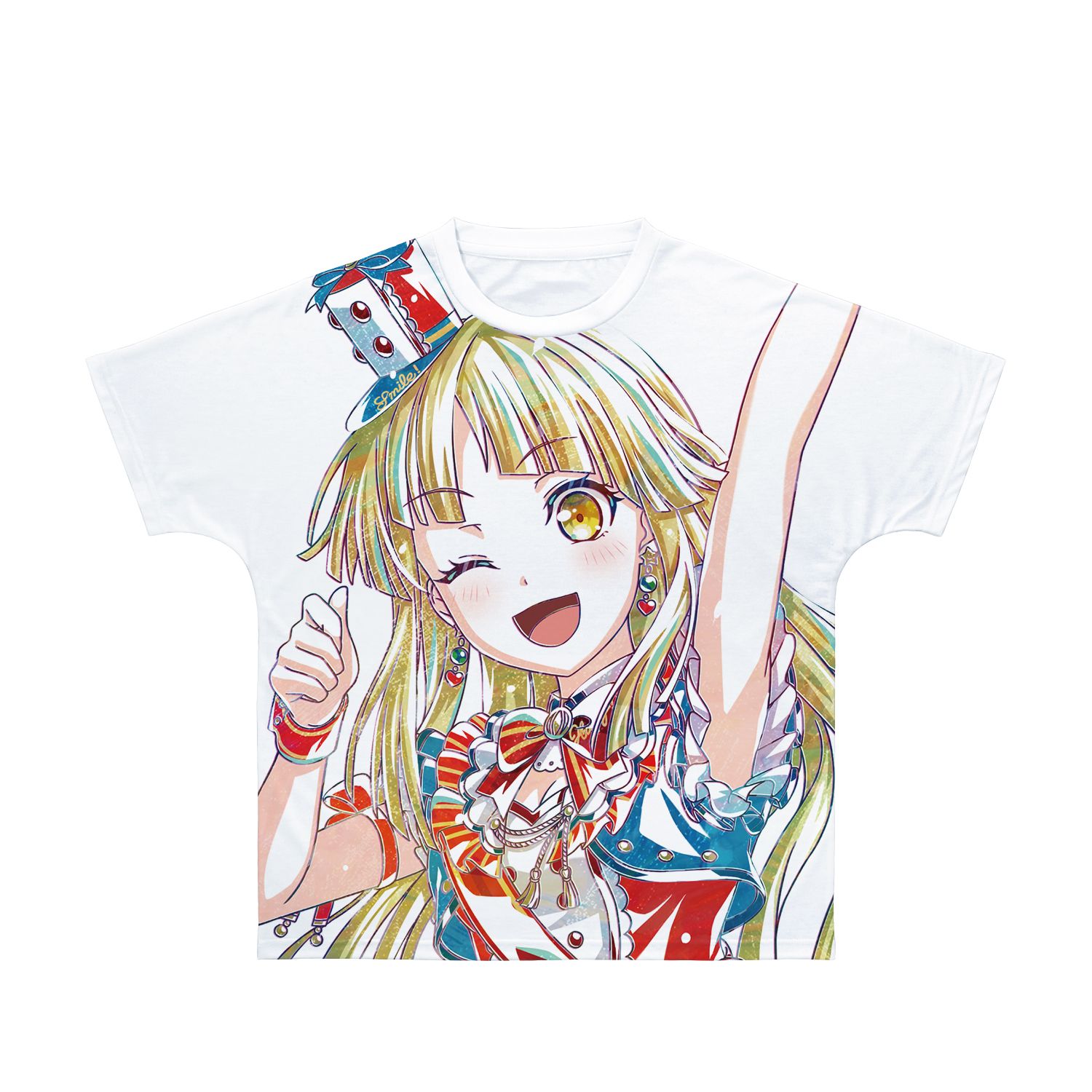 BanG Dream! ガールズバンドパーティ! 弦巻 こころ Ani-Art 第5弾 フルグラフィックTシャツユニセックス(サイズ/M) 图片 2 | AniSmile