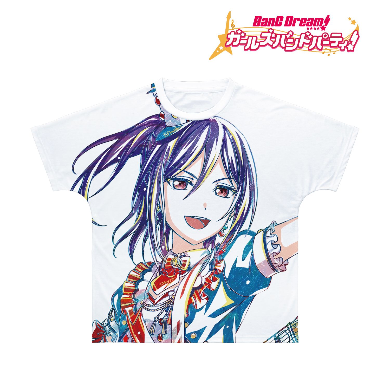 BanG Dream! ガールズバンドパーティ! 瀬田 薫 Ani-Art 第5弾 フルグラフィックTシャツユニセックス(サイズ/S) Image 3 | AniSmile