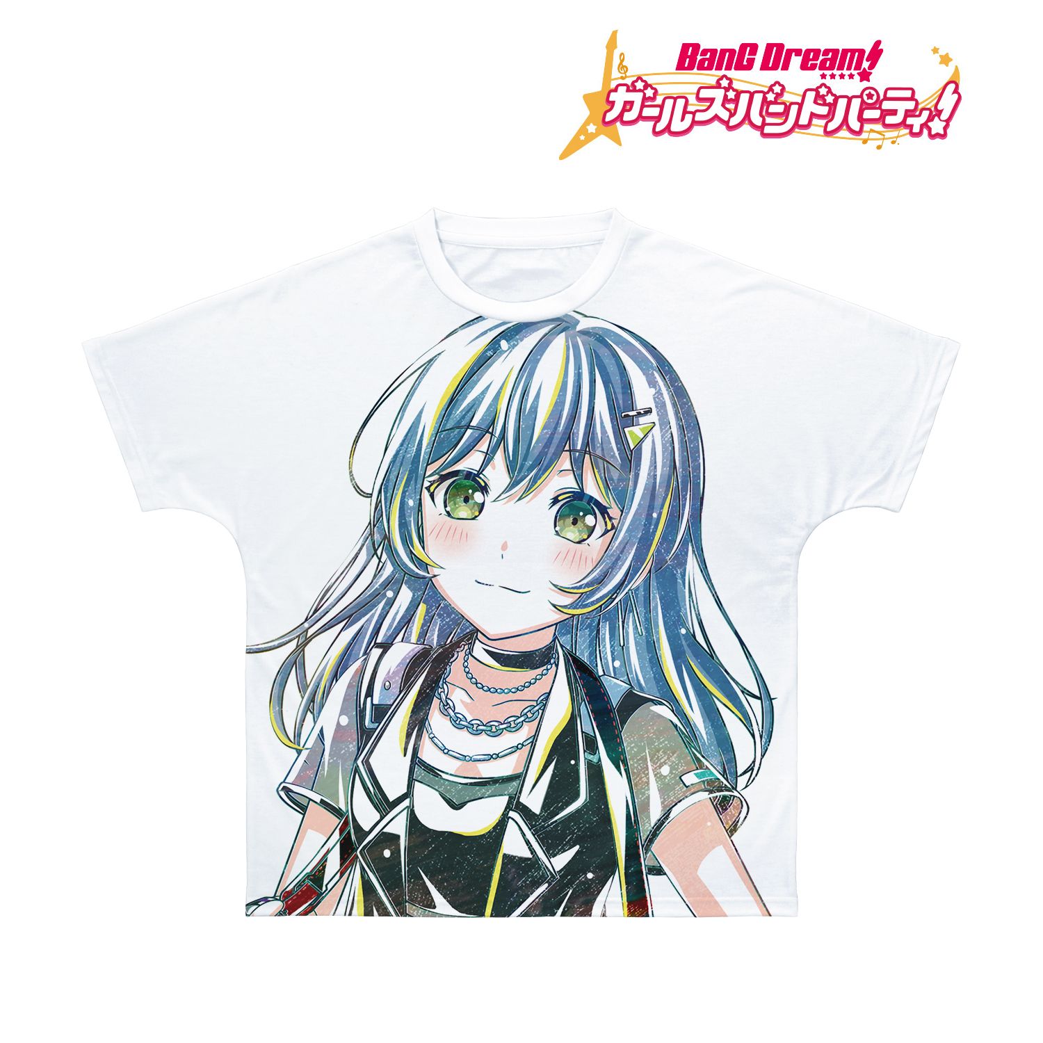 BanG Dream! ガールズバンドパーティ! ロック Ani-Art 第5弾 フルグラフィックTシャツユニセックス(サイズ/XS) Image 3 | AniSmile