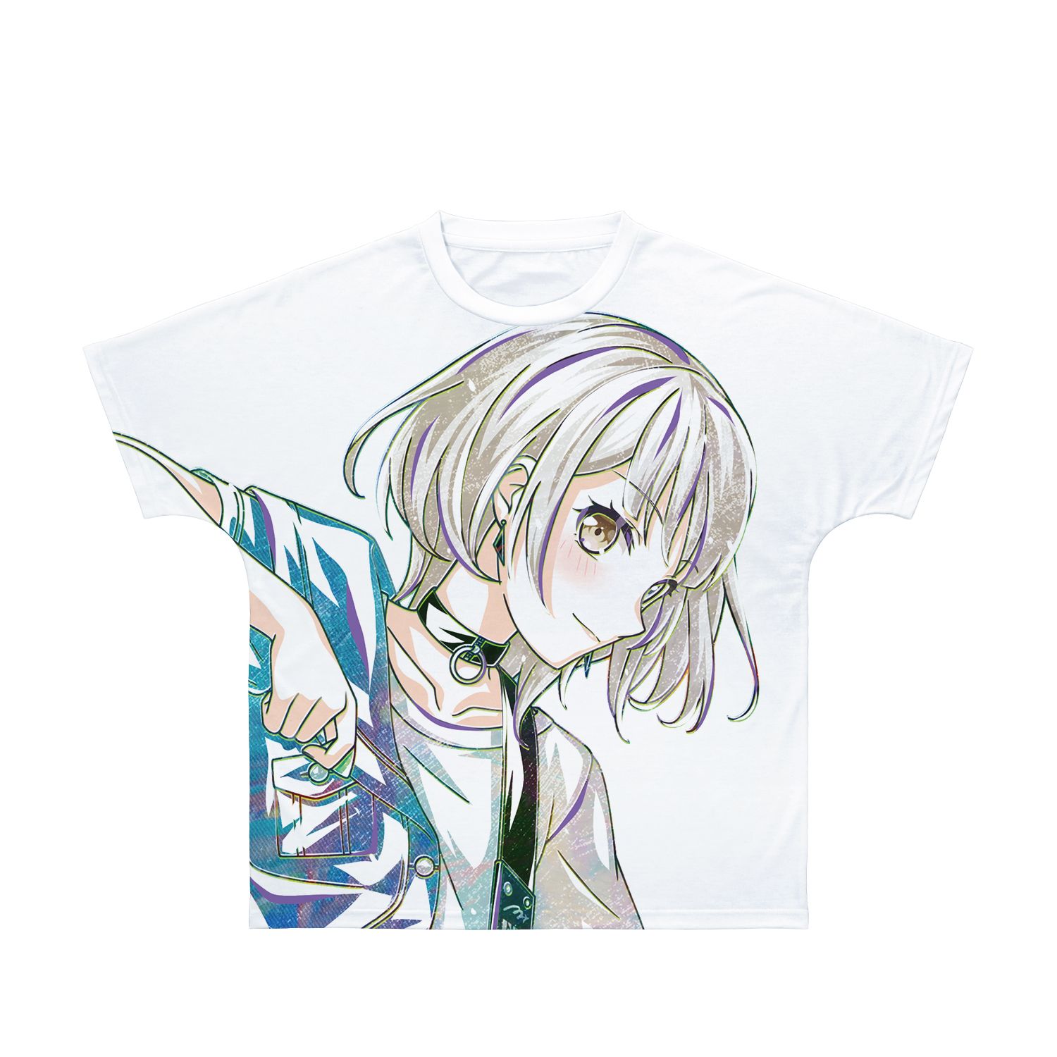 BanG Dream! ガールズバンドパーティ! 要 楽奈 Ani-Art 第5弾 フルグラフィックTシャツユニセックス(サイズ/XS) - 官方商品图片 | AniSmile