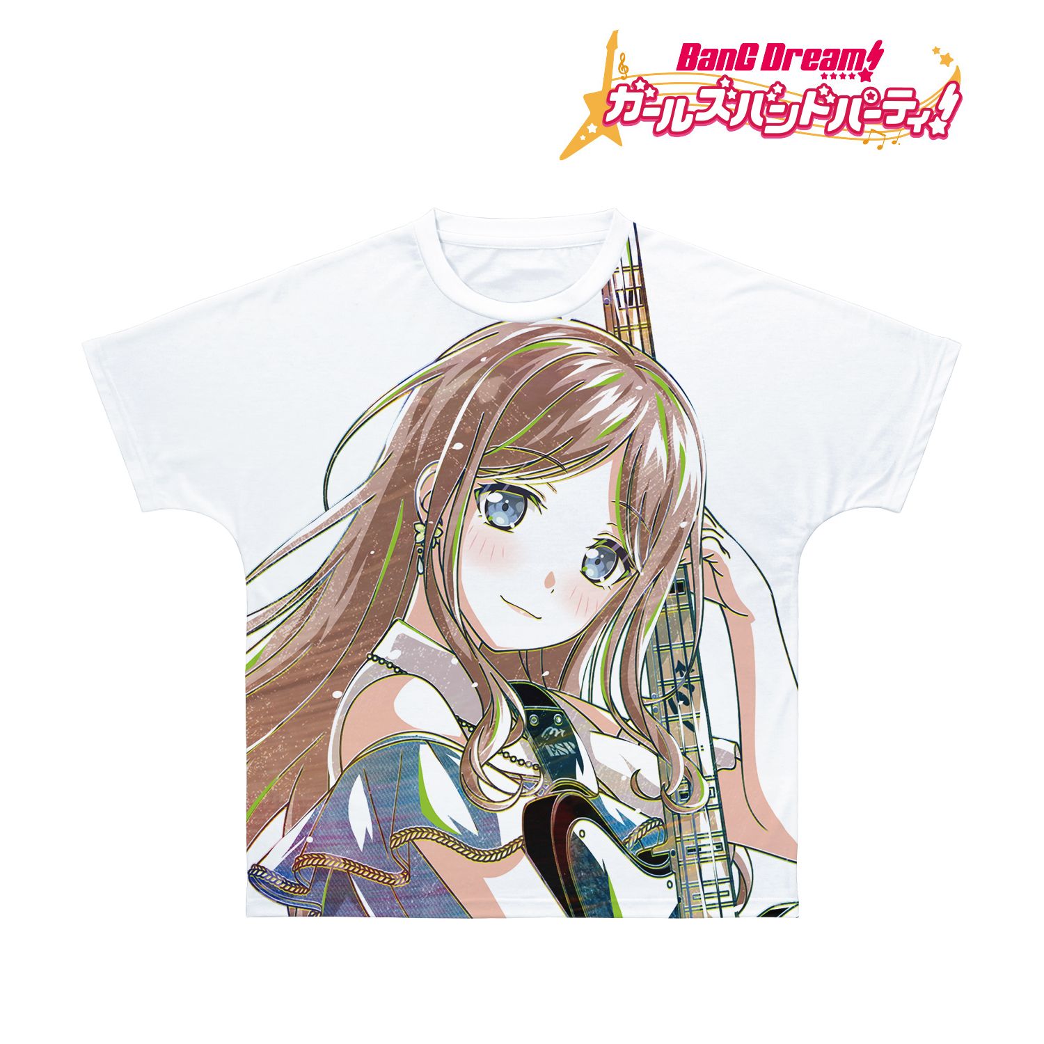 BanG Dream! ガールズバンドパーティ! 長崎 そよ Ani-Art 第5弾 フルグラフィックTシャツユニセックス(サイズ/XXXL) 图片 3 | AniSmile