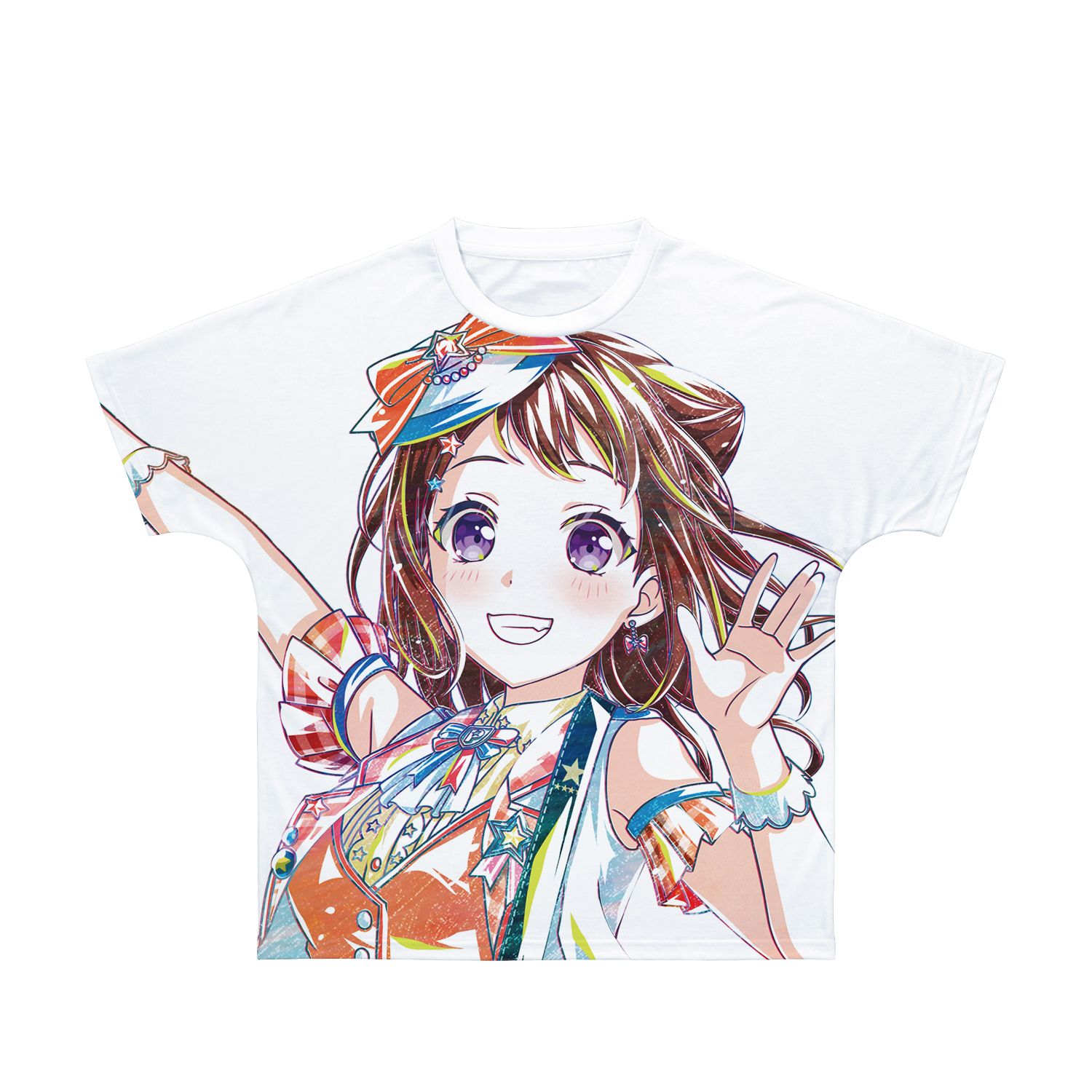 BanG Dream! ガールズバンドパーティ! 戸山 香澄 Ani-Art 第5弾 フルグラフィックTシャツユニセックス(サイズ/XL) - 官方商品图片 | AniSmile