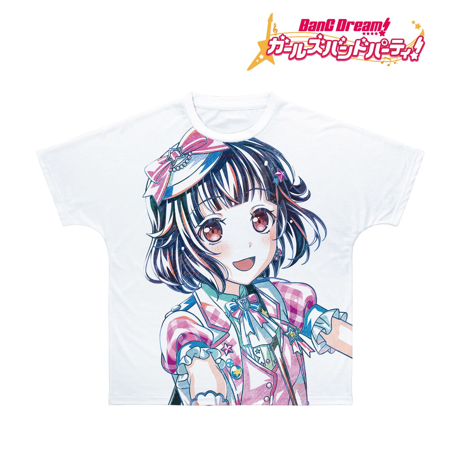 BanG Dream! ガールズバンドパーティ! 牛込 りみ Ani-Art 第5弾 フルグラフィックTシャツユニセックス(サイズ/XL) 图片 2 | AniSmile