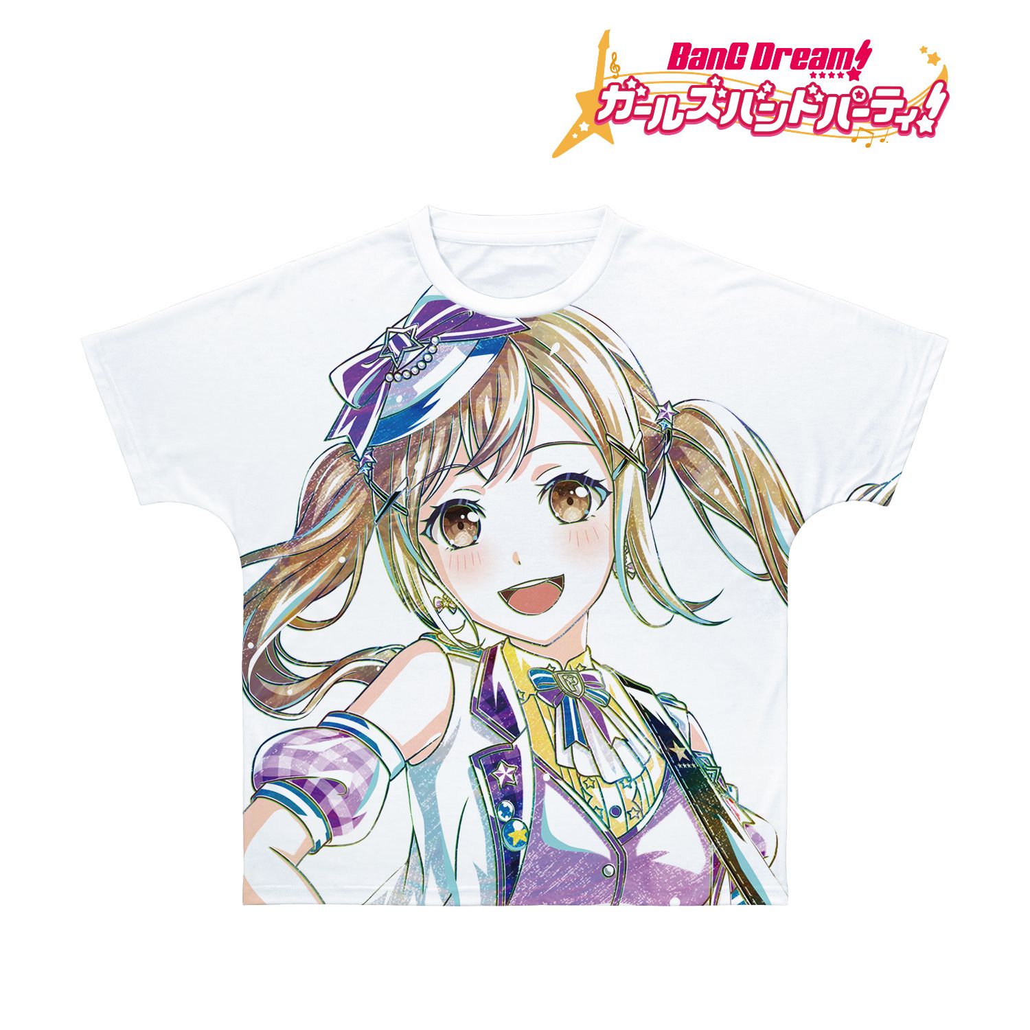 BanG Dream! ガールズバンドパーティ! 市ヶ谷 有咲 Ani-Art 第5弾 フルグラフィックTシャツユニセックス(サイズ/XXXL) 图片 3 | AniSmile