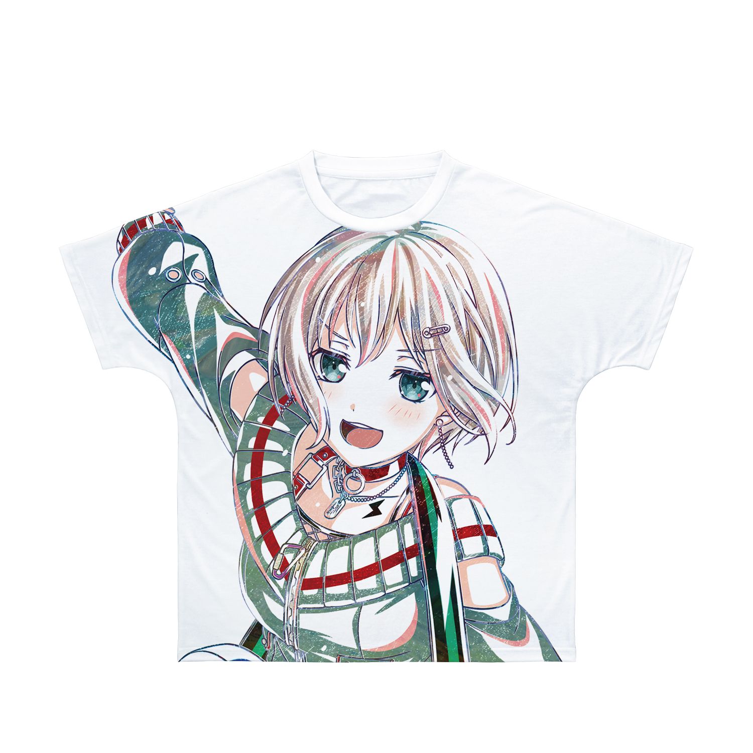 BanG Dream! ガールズバンドパーティ! 青葉 モカ Ani-Art 第5弾 フルグラフィックTシャツユニセックス(サイズ/XS) - official product image | AniSmile