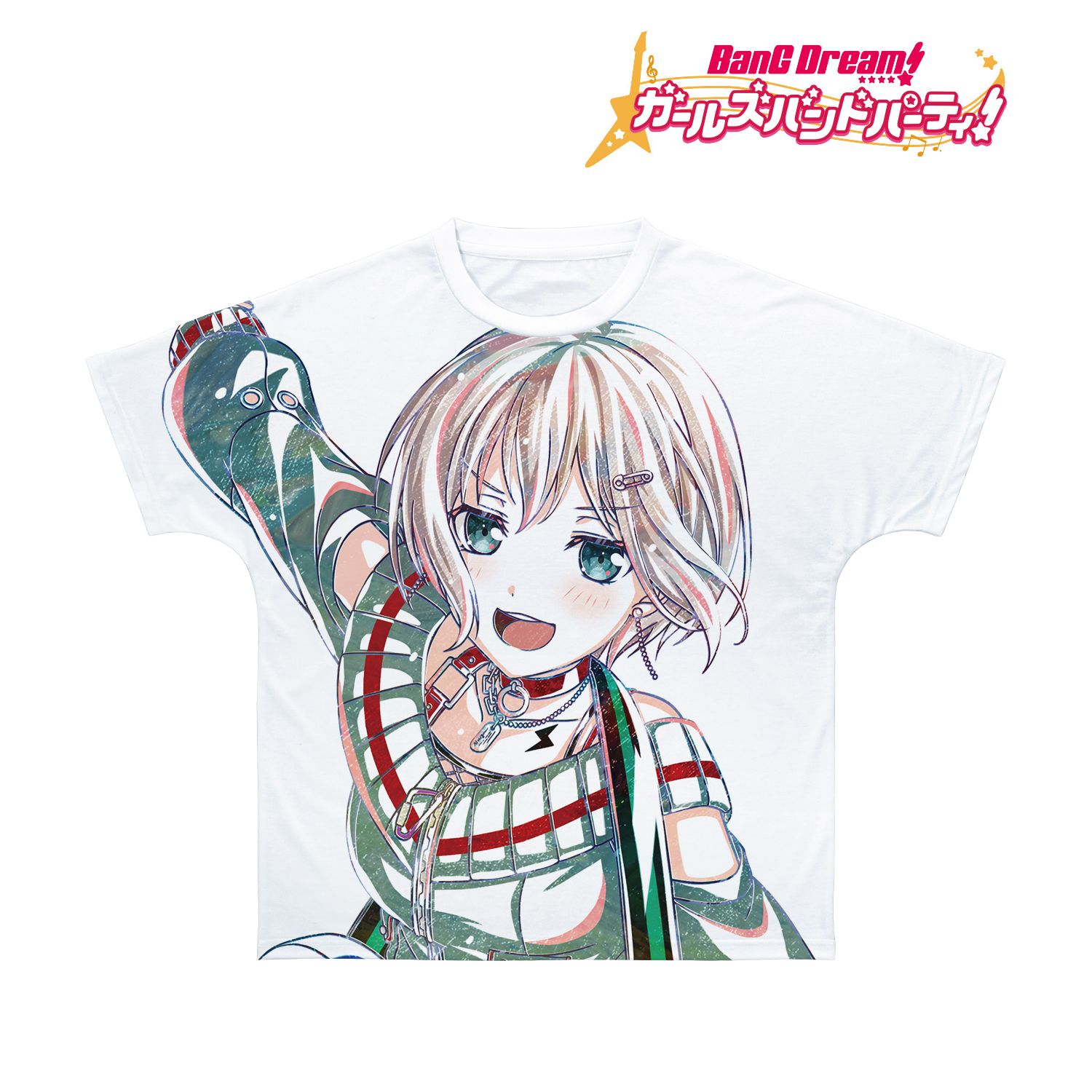 BanG Dream! ガールズバンドパーティ! 青葉 モカ Ani-Art 第5弾 フルグラフィックTシャツユニセックス(サイズ/M) Image 3 | AniSmile