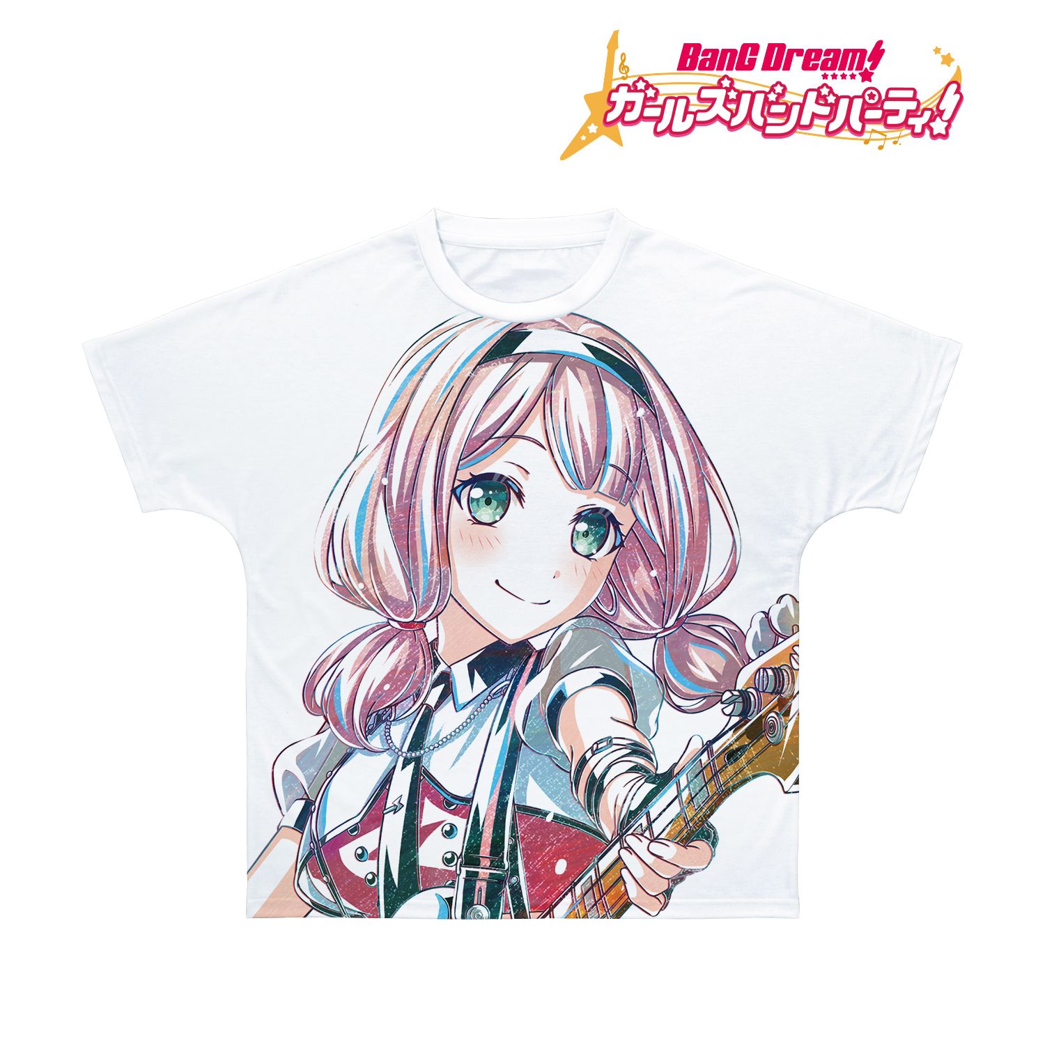 BanG Dream! ガールズバンドパーティ! 上原 ひまり Ani-Art 第5弾 フルグラフィックTシャツユニセックス(サイズ/XXXL) Image 2 | AniSmile