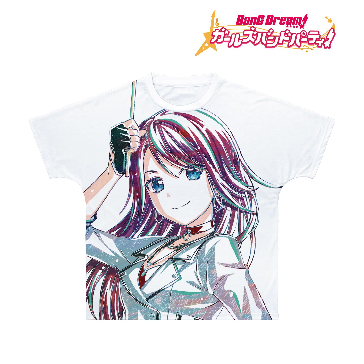 BanG Dream! ガールズバンドパーティ! 宇田川 巴 Ani-Art 第5弾 フルグラフィックTシャツユニセックス(サイズ/XL) 图片 2 | AniSmile