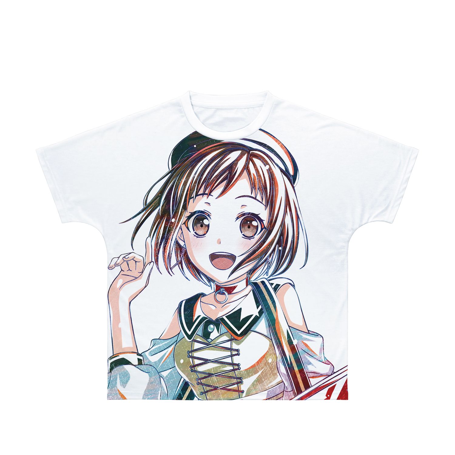 BanG Dream! ガールズバンドパーティ! 羽沢 つぐみ Ani-Art 第5弾 フルグラフィックTシャツユニセックス(サイズ/XXL) - official product image | AniSmile