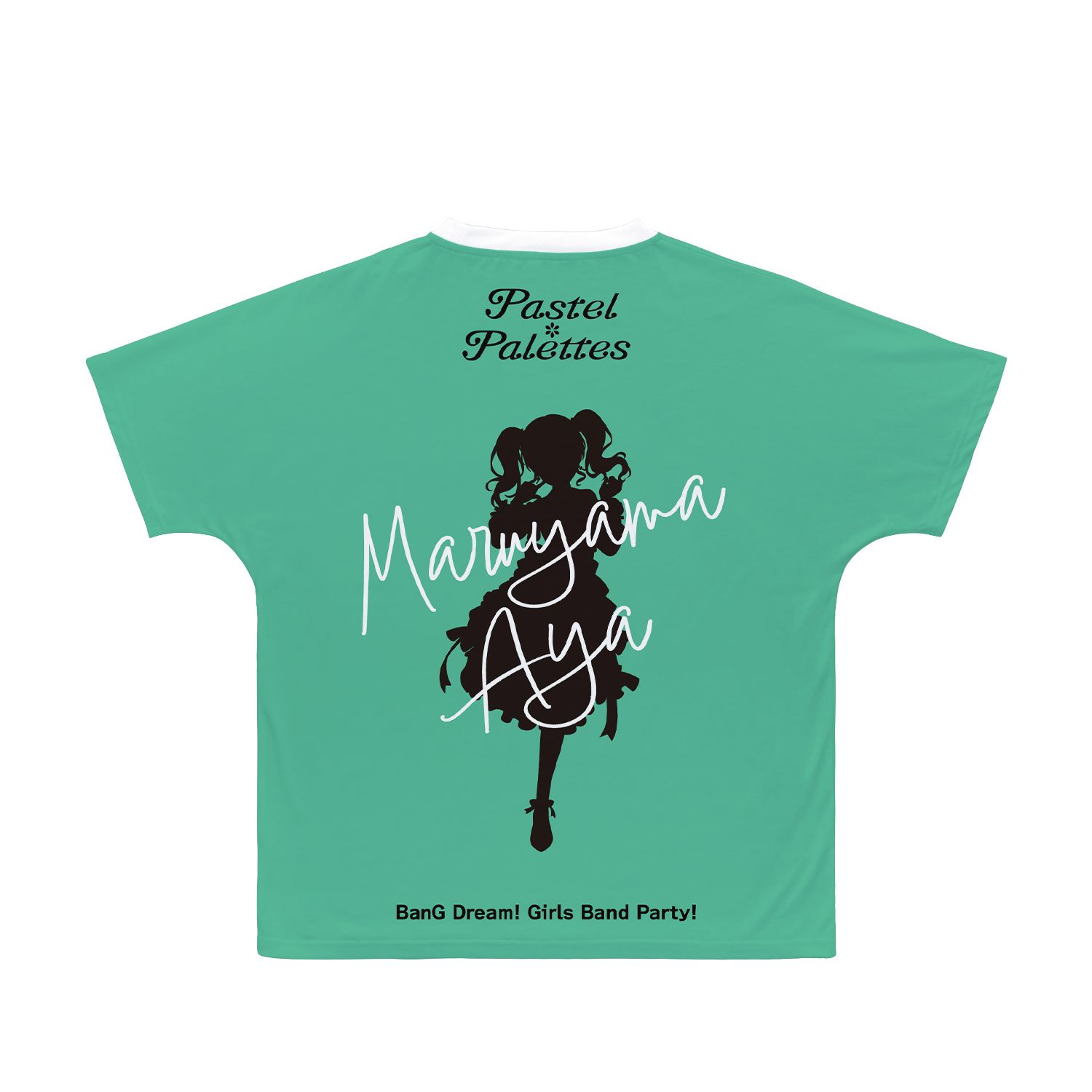 BanG Dream! ガールズバンドパーティ! 丸山 彩 Ani-Art 第5弾 フルグラフィックTシャツユニセックス(サイズ/XXXL) 图片 2 | AniSmile