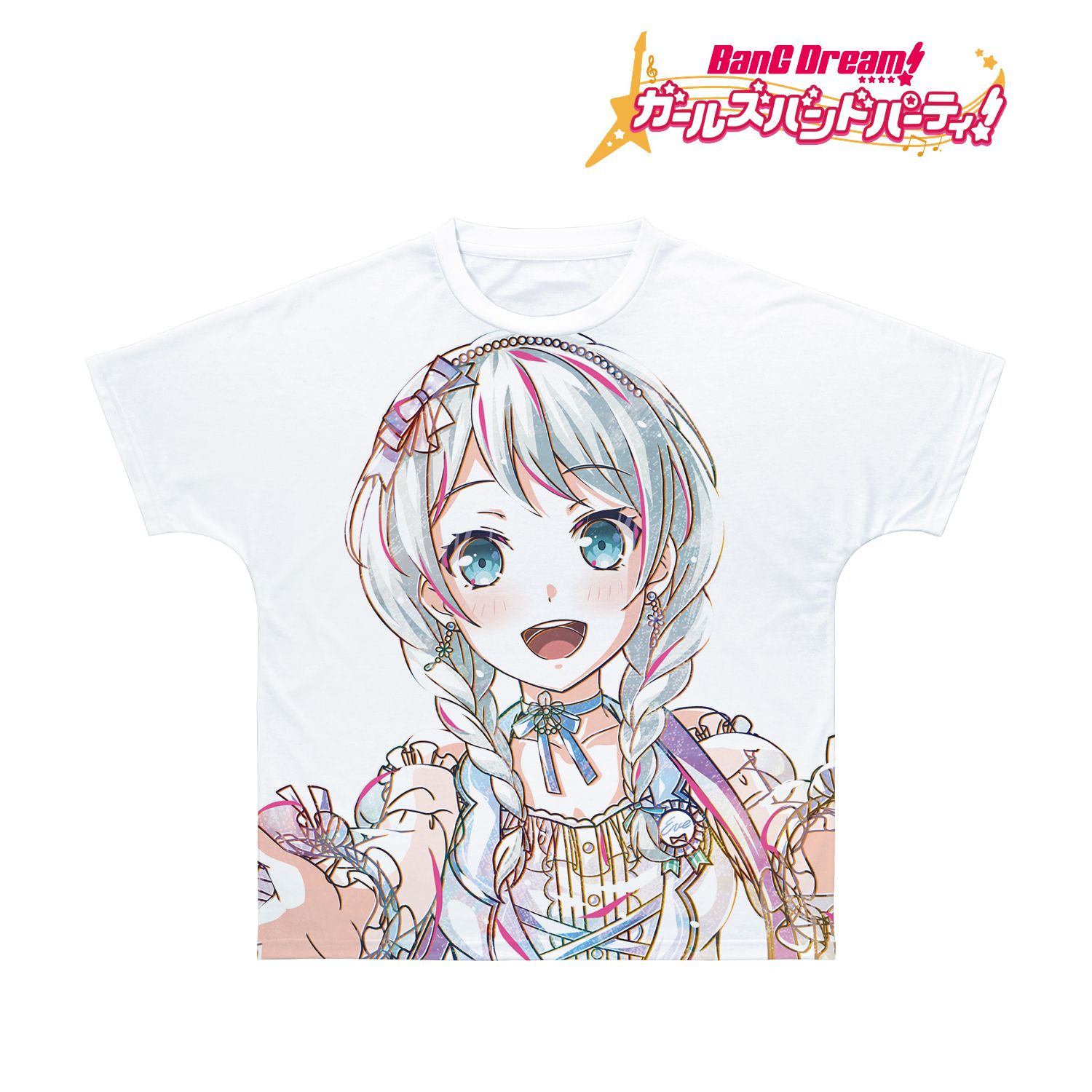 BanG Dream! ガールズバンドパーティ! 若宮 イヴ Ani-Art 第5弾 フルグラフィックTシャツユニセックス(サイズ/XL) Image 2 | AniSmile