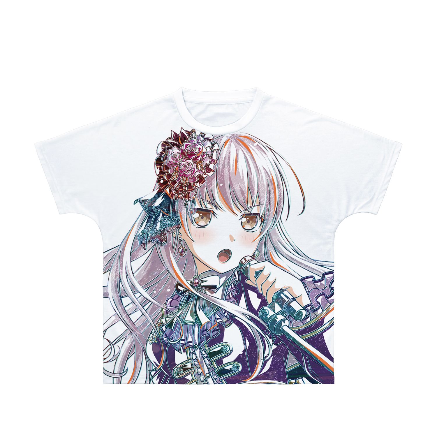 BanG Dream! ガールズバンドパーティ! 湊 友希那 Ani-Art 第5弾 フルグラフィックTシャツユニセックス(サイズ/S) - official product image | AniSmile