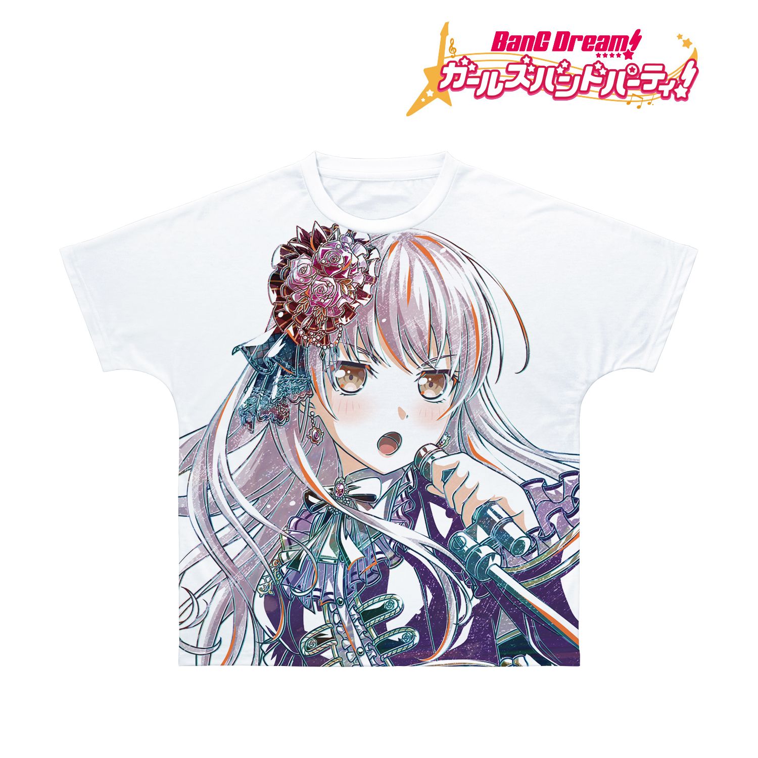 BanG Dream! ガールズバンドパーティ! 湊 友希那 Ani-Art 第5弾 フルグラフィックTシャツユニセックス(サイズ/M) Image 3 | AniSmile