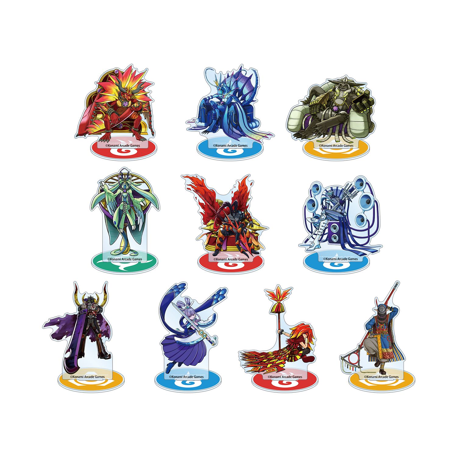 モンスター烈伝 オレカバトル2 トレーディングアクリルスタンド ver.マスター(単位/単品) 画像 2 | AniSmile