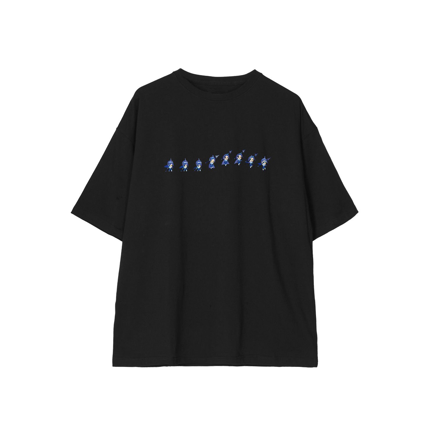 モンスター烈伝 オレカバトル2 波戦士トリト NOW LOADING BIGシルエットTシャツユニセックス(サイズ/XL) - AniSmile