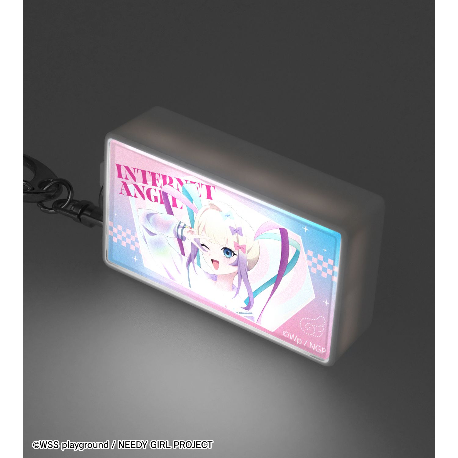 アニメ「NEEDY GIRL OVERDOSE」 超てんちゃん LEDレトロ看板風キーホルダー ver.B Image 4 | AniSmile