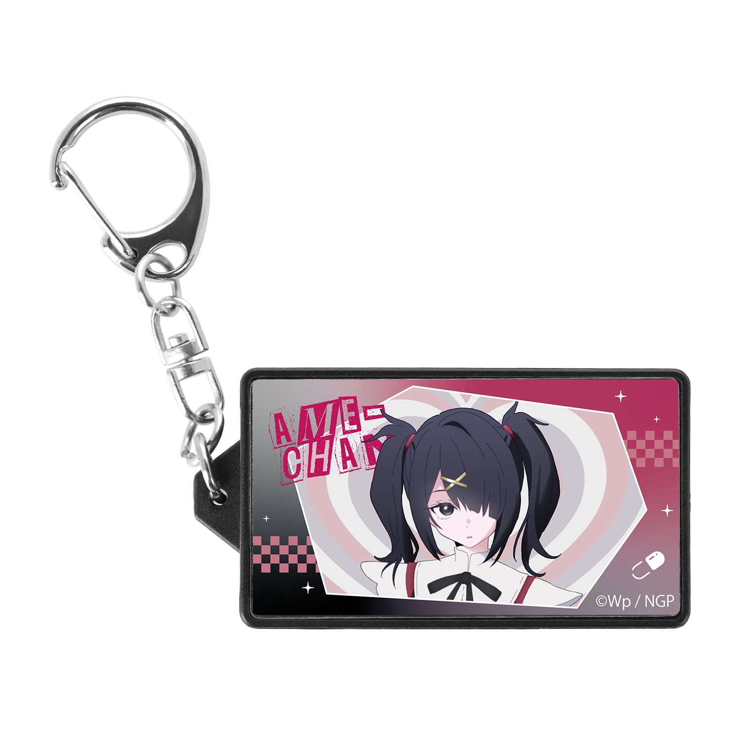 アニメ「NEEDY GIRL OVERDOSE」 あめちゃん LEDレトロ看板風キーホルダー - AniSmile