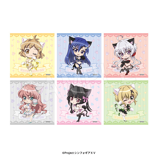 戦姫絶唱シンフォギアXV ステッカーセット 猫ver. - AniSmile
