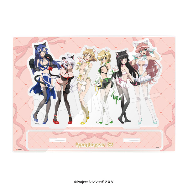 戦姫絶唱シンフォギアXV BIGアクリルスタンド 猫ver. - AniSmile