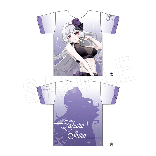 柘榴シロ フルグラフィックTシャツ - AniSmile