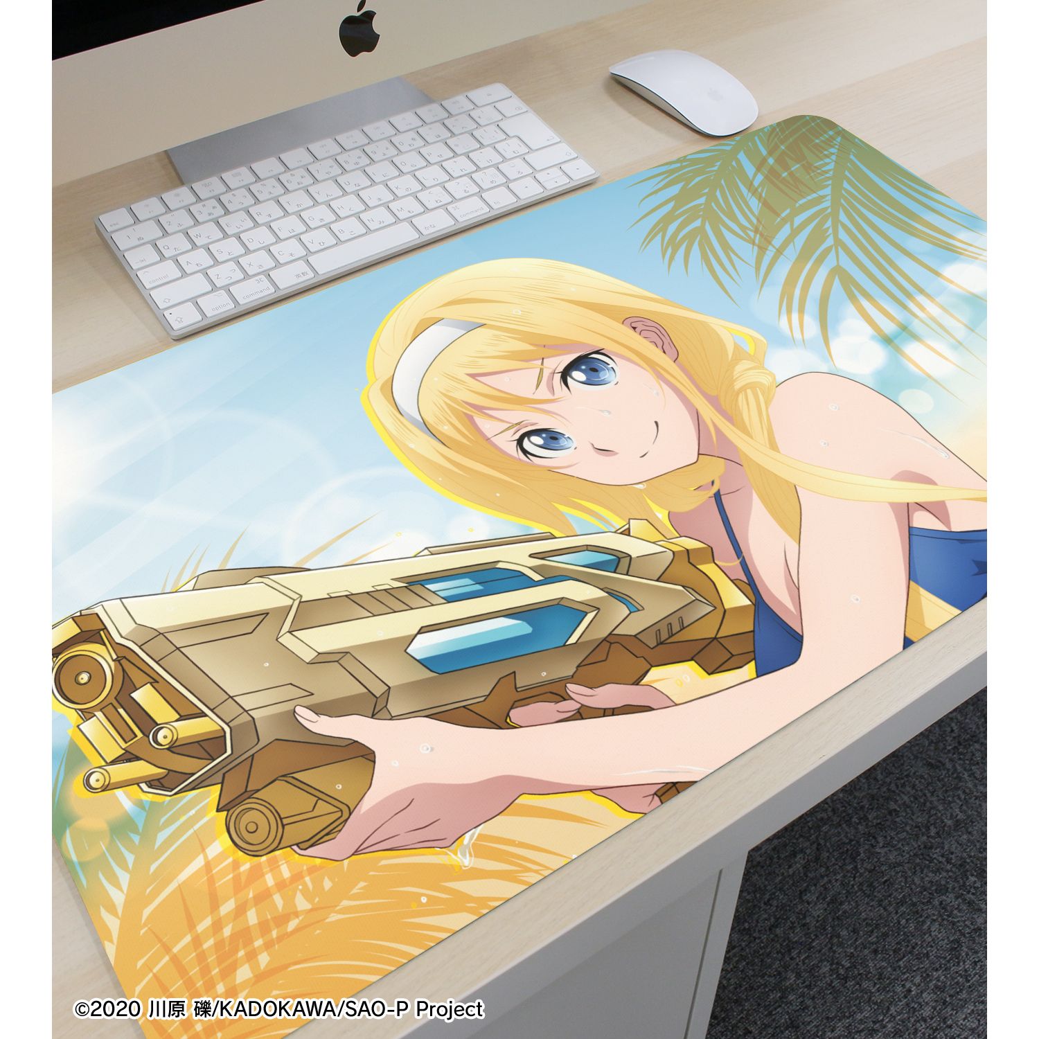 ソードアート・オンライン 描き下ろし アリス ウォーターガンバトルver. マルチデスクマット 画像 3 | AniSmile