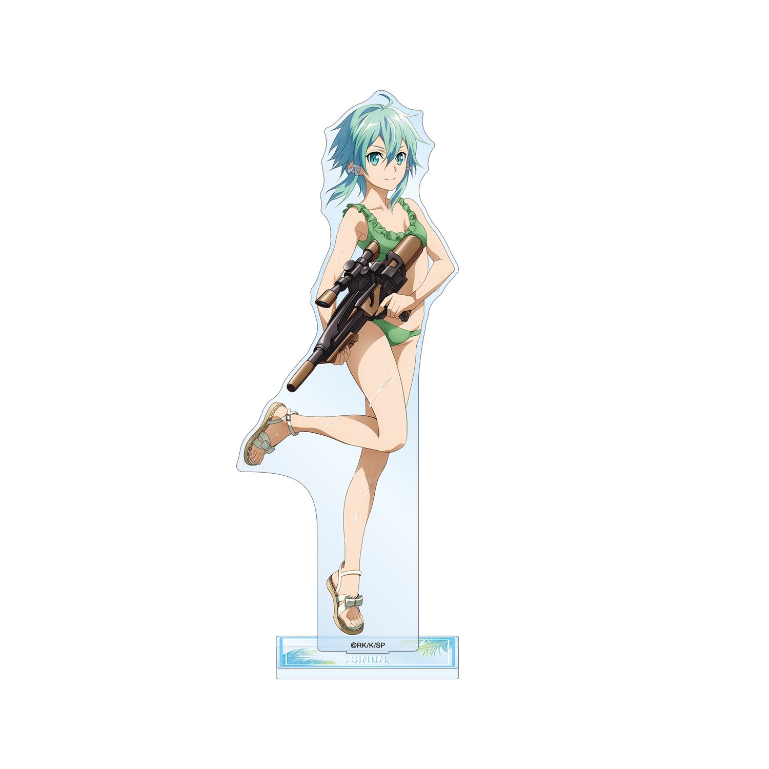 ソードアート・オンライン 描き下ろし シノン ウォーターガンバトルver. BIGアクリルスタンド - AniSmile