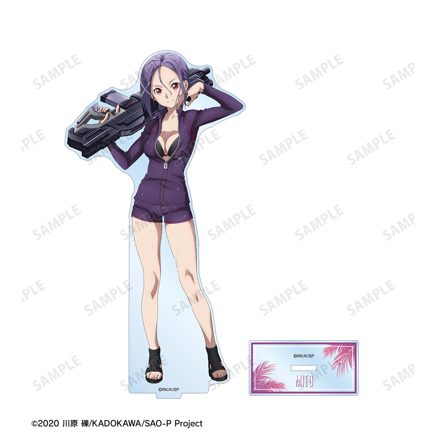 ソードアート・オンライン 描き下ろし ミト ウォーターガンバトルver. BIGアクリルスタンド 画像 3 | AniSmile
