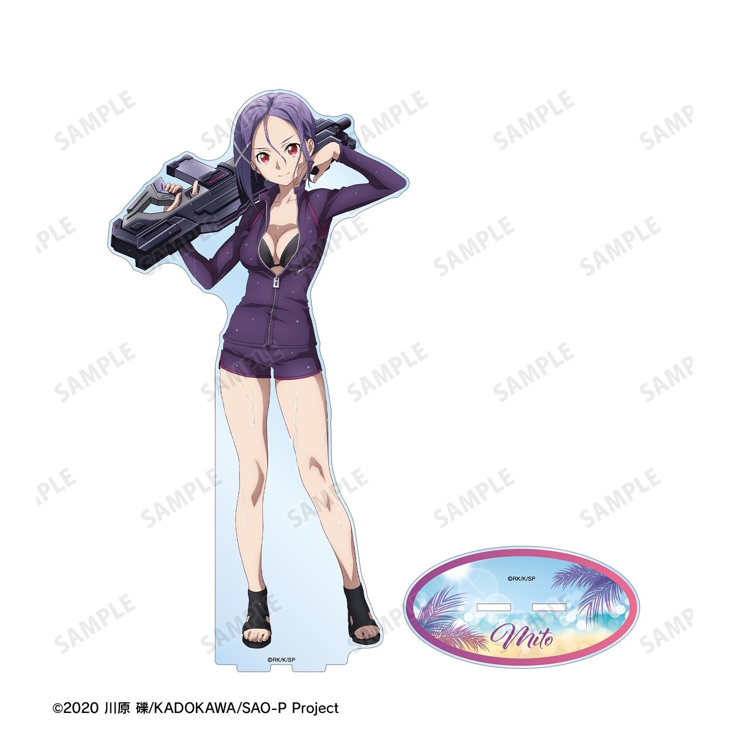 ソードアート・オンライン 描き下ろし ミト ウォーターガンバトルver. 特大アクリルスタンド 画像 3 | AniSmile