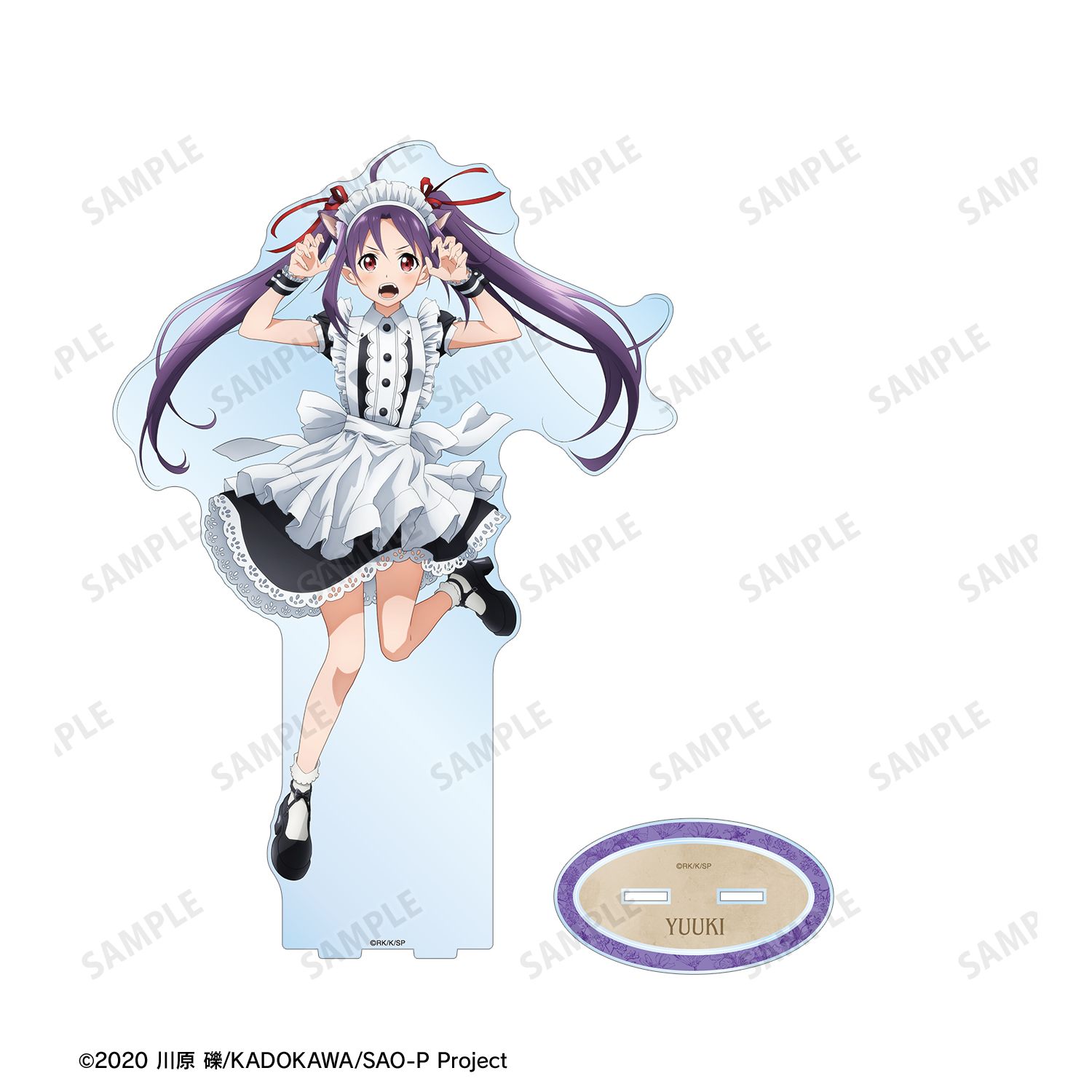 ソードアート・オンライン 描き下ろし ユウキ 猫耳執事・メイドver. 特大アクリルスタンド 图片 3 | AniSmile
