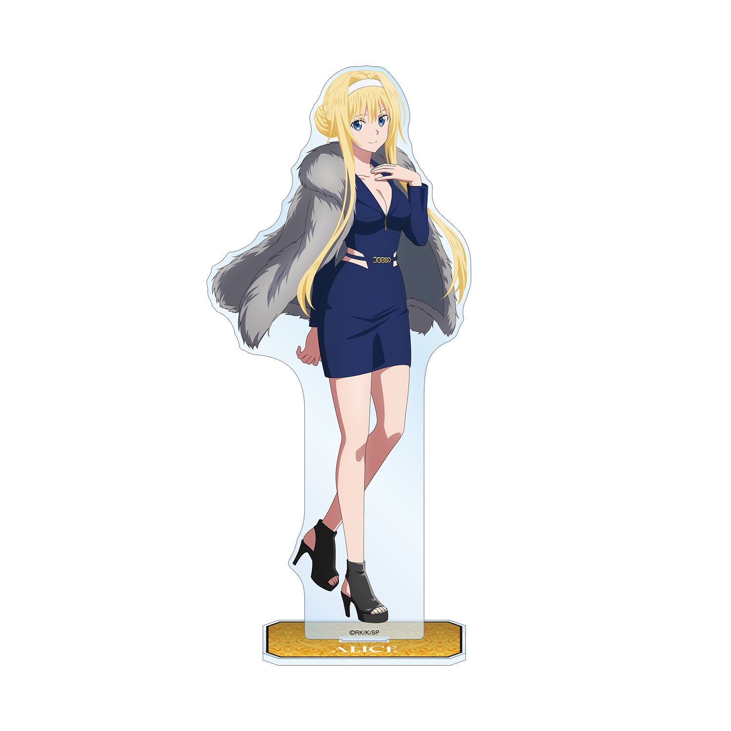 ソードアート・オンライン 描き下ろし アリス 毛皮コート×スーツver. BIGアクリルスタンド - AniSmile