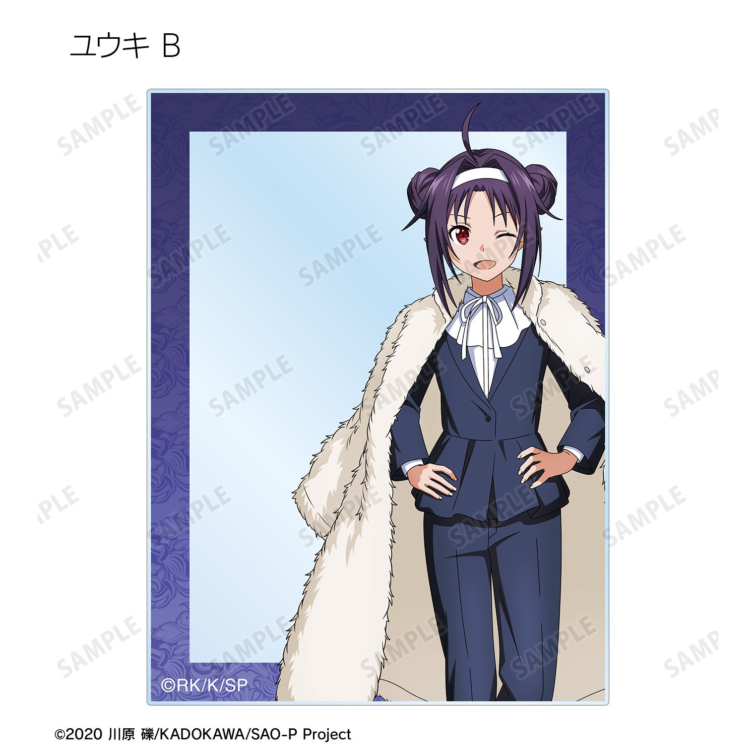 ソードアート・オンライン 描き下ろし 毛皮コート×スーツver. トレーディングアクリルカード(単位/単品)-5