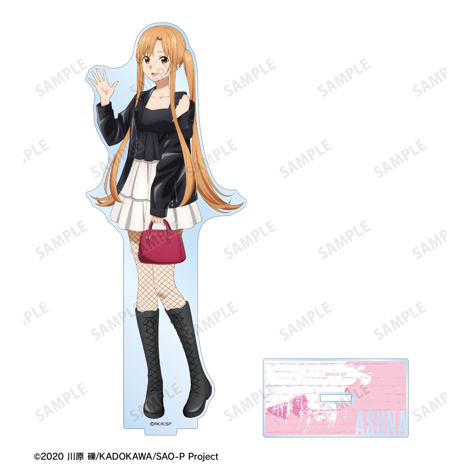 ソードアート・オンライン 描き下ろし アスナ ライダースジャケットver. BIGアクリルスタンド Image 3 | AniSmile
