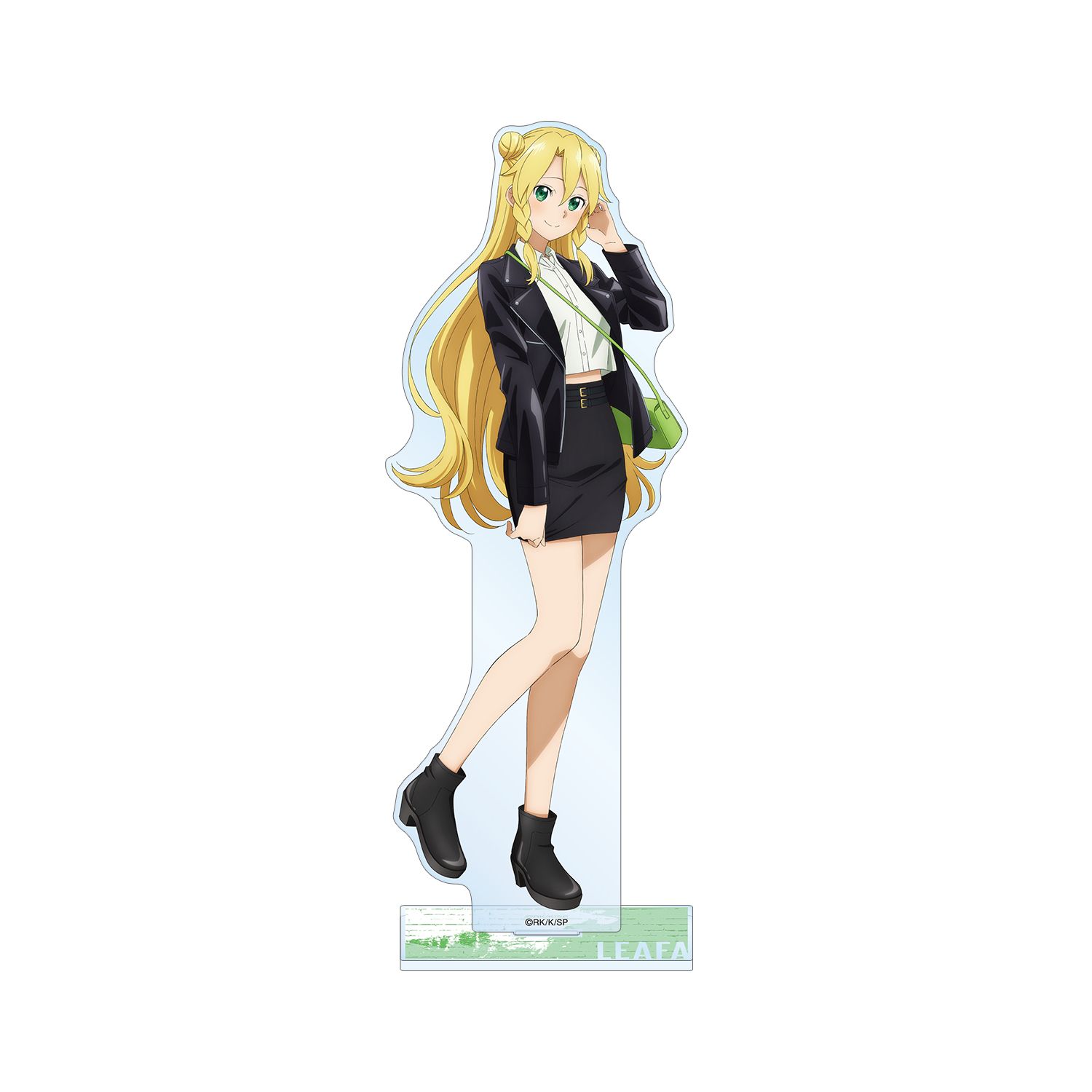 ソードアート・オンライン 描き下ろし リーファ ライダースジャケットver. BIGアクリルスタンド - AniSmile