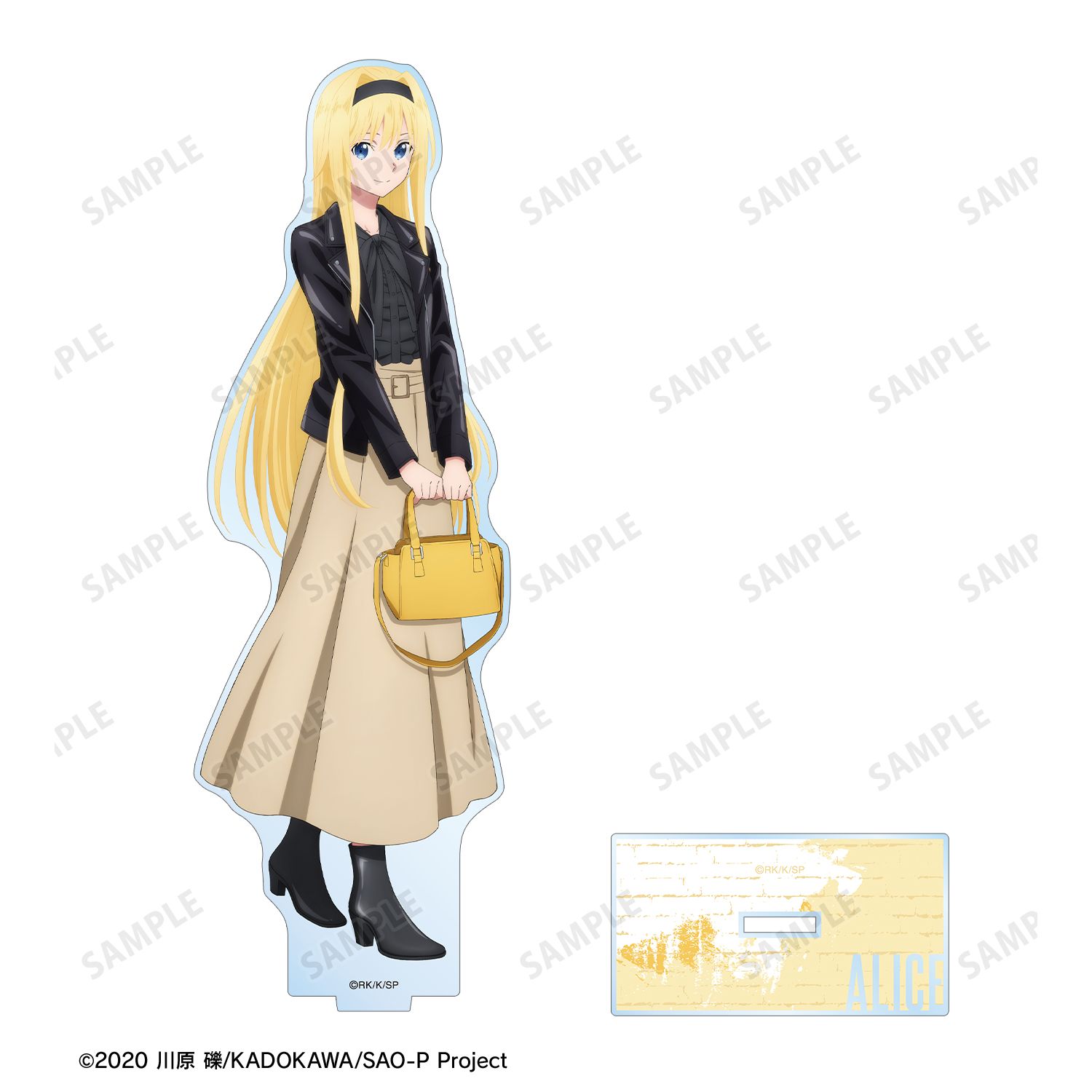 ソードアート・オンライン 描き下ろし アリス ライダースジャケットver. BIGアクリルスタンド 画像 3 | AniSmile