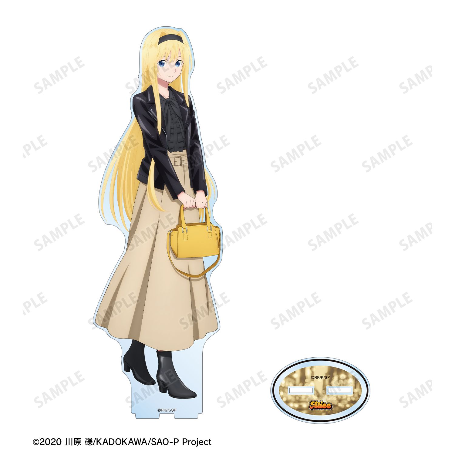 ソードアート・オンライン 描き下ろし アリス ライダースジャケットver. 特大アクリルスタンド Image 3 | AniSmile