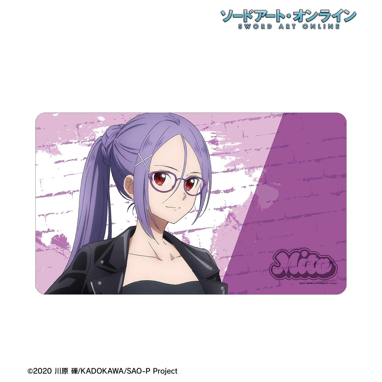 ソードアート・オンライン 描き下ろし ミト ライダースジャケットver. マルチデスクマット Image 2 | AniSmile