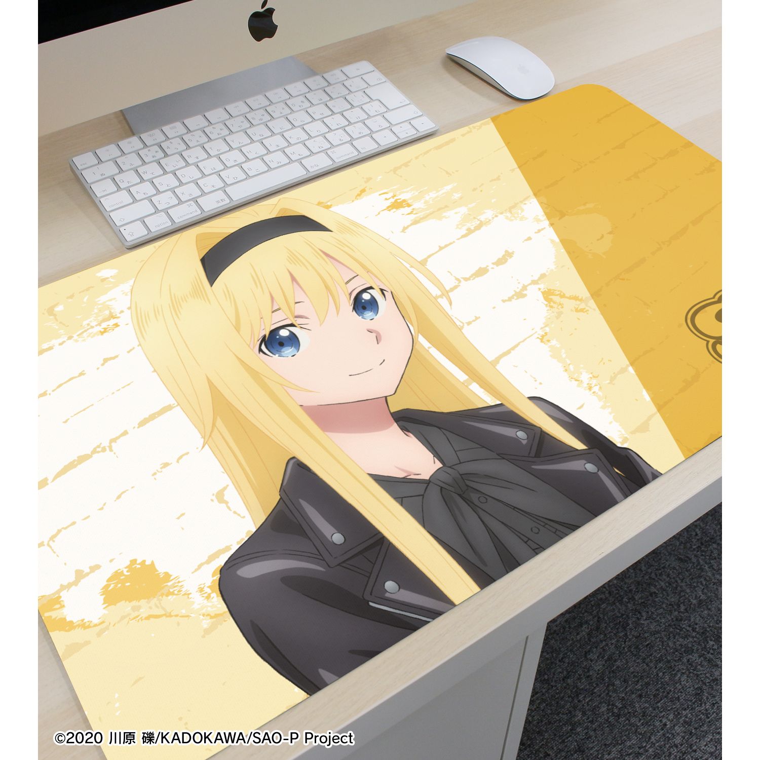ソードアート・オンライン 描き下ろし アリス ライダースジャケットver. マルチデスクマット Image 3 | AniSmile