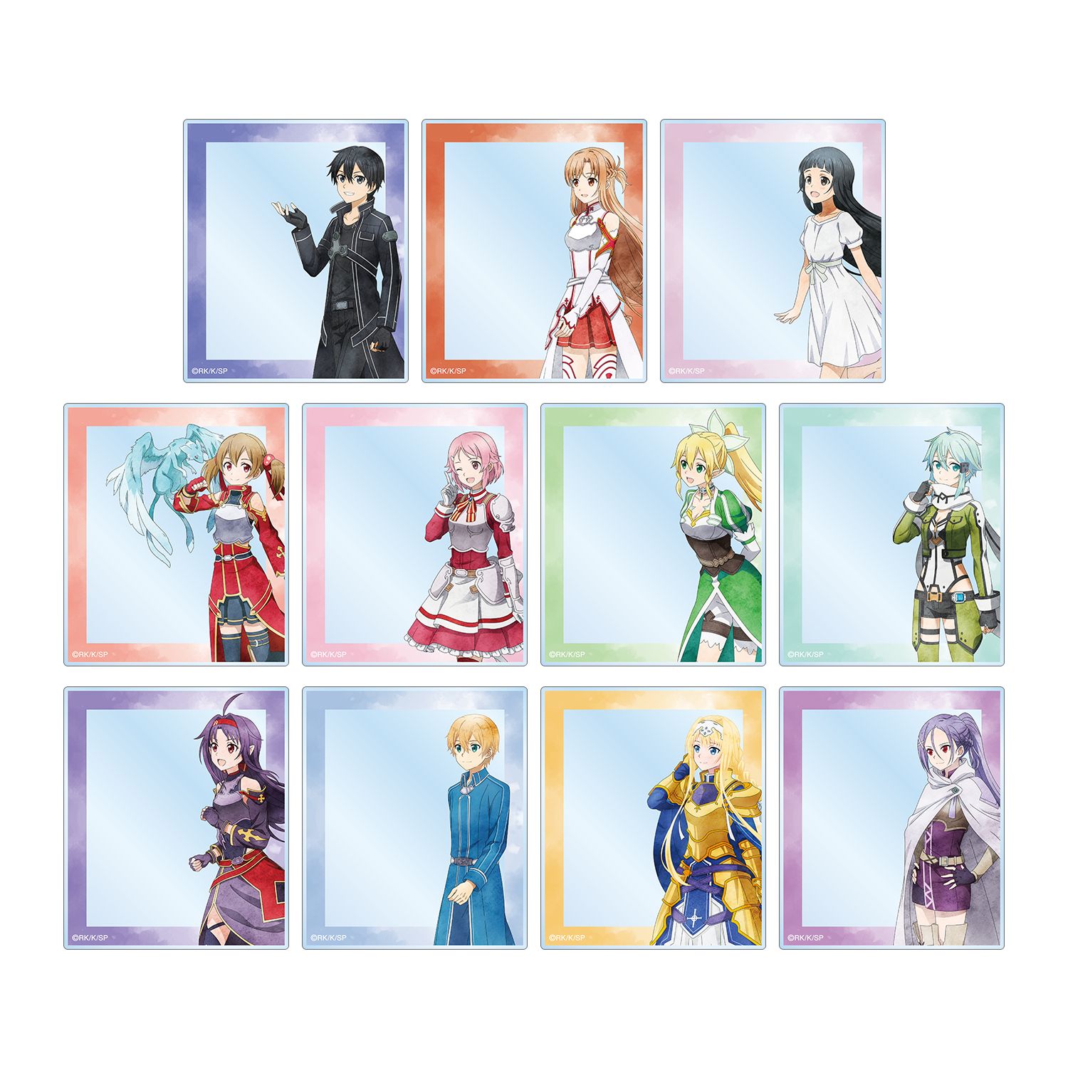 ソードアート・オンライン 描き下ろし 歩みver. トレーディングアクリルカード(単位/単品) 画像 4 | AniSmile