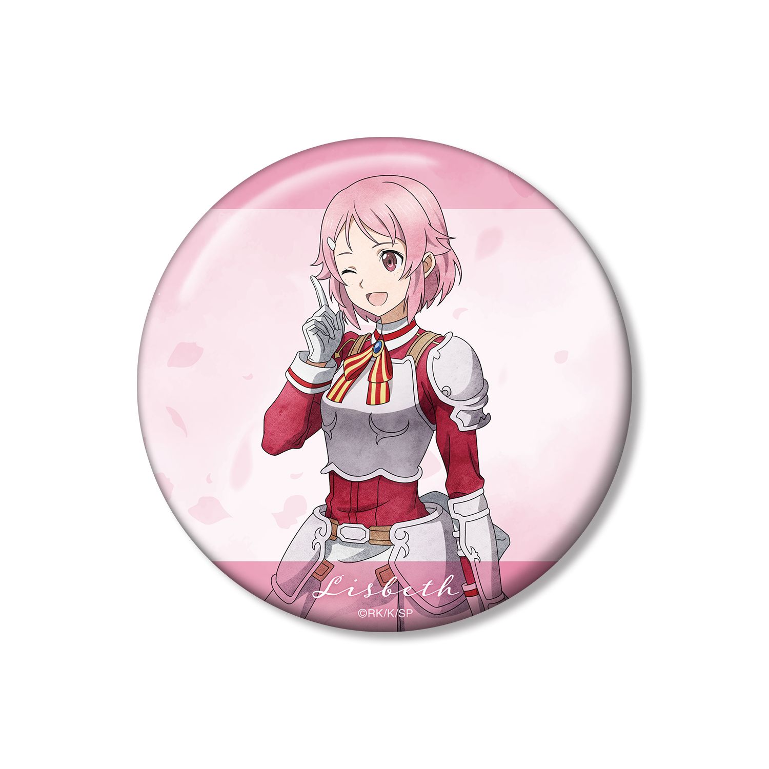 ソードアート・オンライン 描き下ろし リズベット 歩みver. 100mm缶バッジ 画像 4 | AniSmile